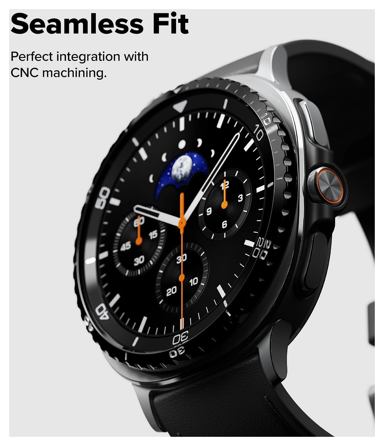 Ringke Bezel - Galaxy Watch 8 Classic 46MM - Randbeschermer - Zwart afbeelding 7