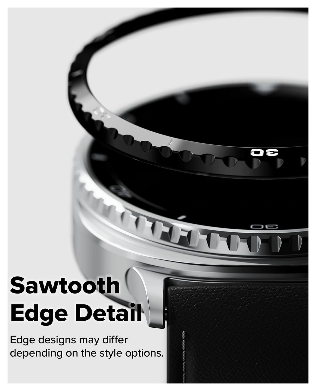 Ringke Bezel - Galaxy Watch 8 Classic 46MM - Randbeschermer - Zwart afbeelding 8