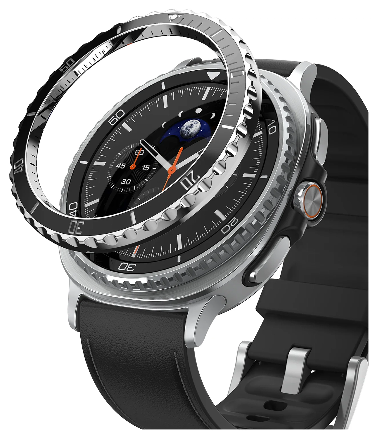 Ringke Bezel - Galaxy Watch 8 Classic 46MM - Randbeschermer - Premium Zwart afbeelding 1