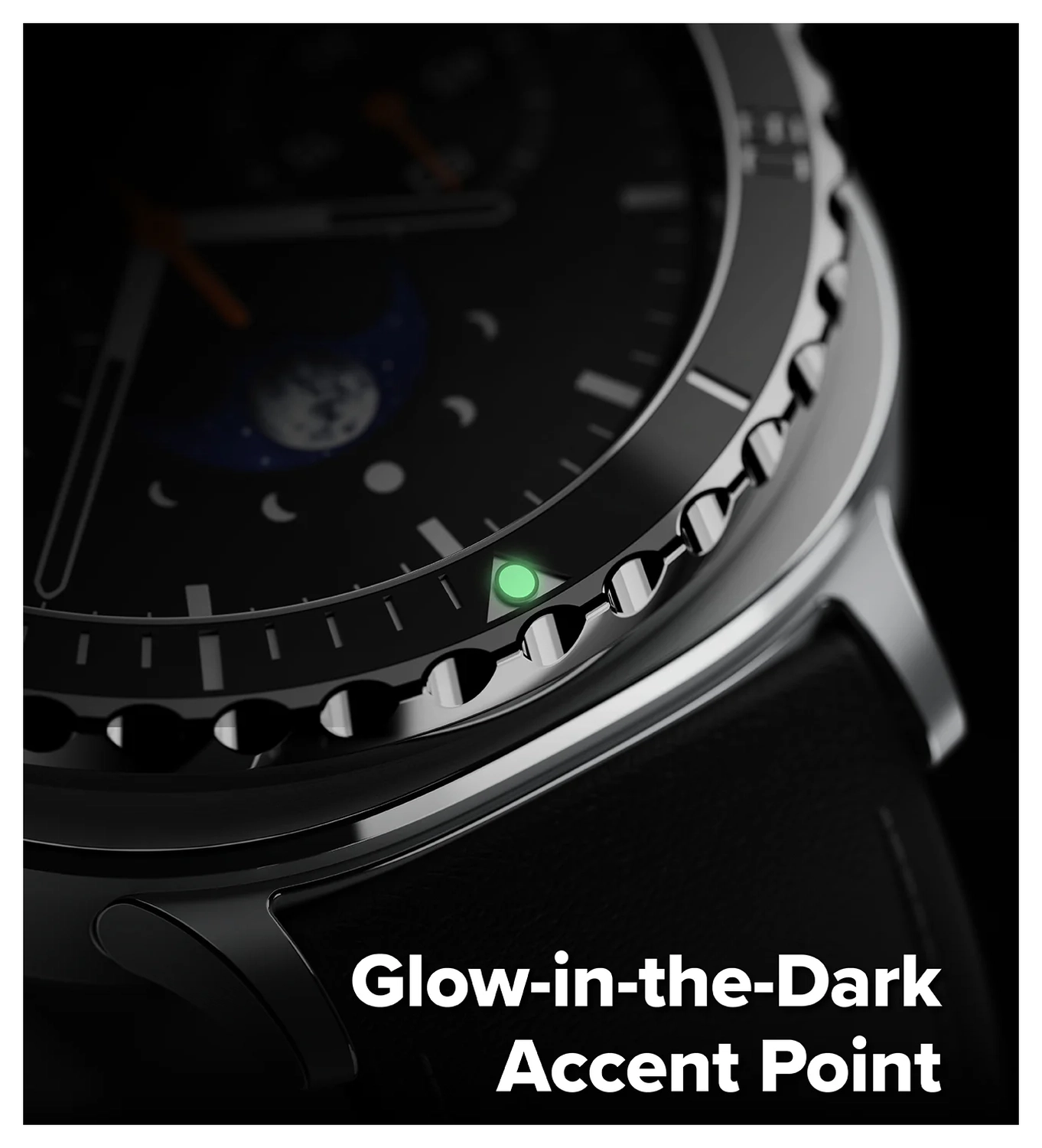 Ringke Bezel - Galaxy Watch 8 Classic 46MM - Randbeschermer - Premium Zwart afbeelding 7