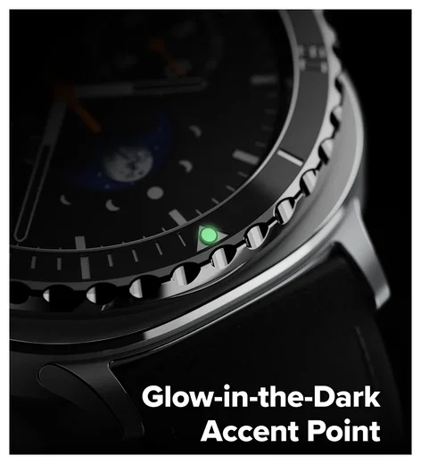 Ringke Bezel - Galaxy Watch 8 Classic 46MM - Randbeschermer - Premium Zwart afbeelding 7