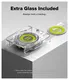 Ringke Tempered Glass Pro - Samsung Watch 8 Classic Screen Protector - 2-Pack afbeelding 4