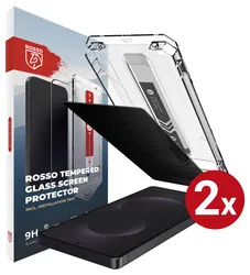 Rosso Samsung S25 Edge Privacy Glass met Installatietray Dust Removal (2-Pack) afbeelding
