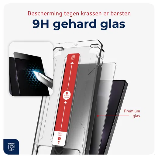 Rosso Samsung S25 Edge Privacy Glass met Installatietray Dust Removal (2-Pack) afbeelding 2