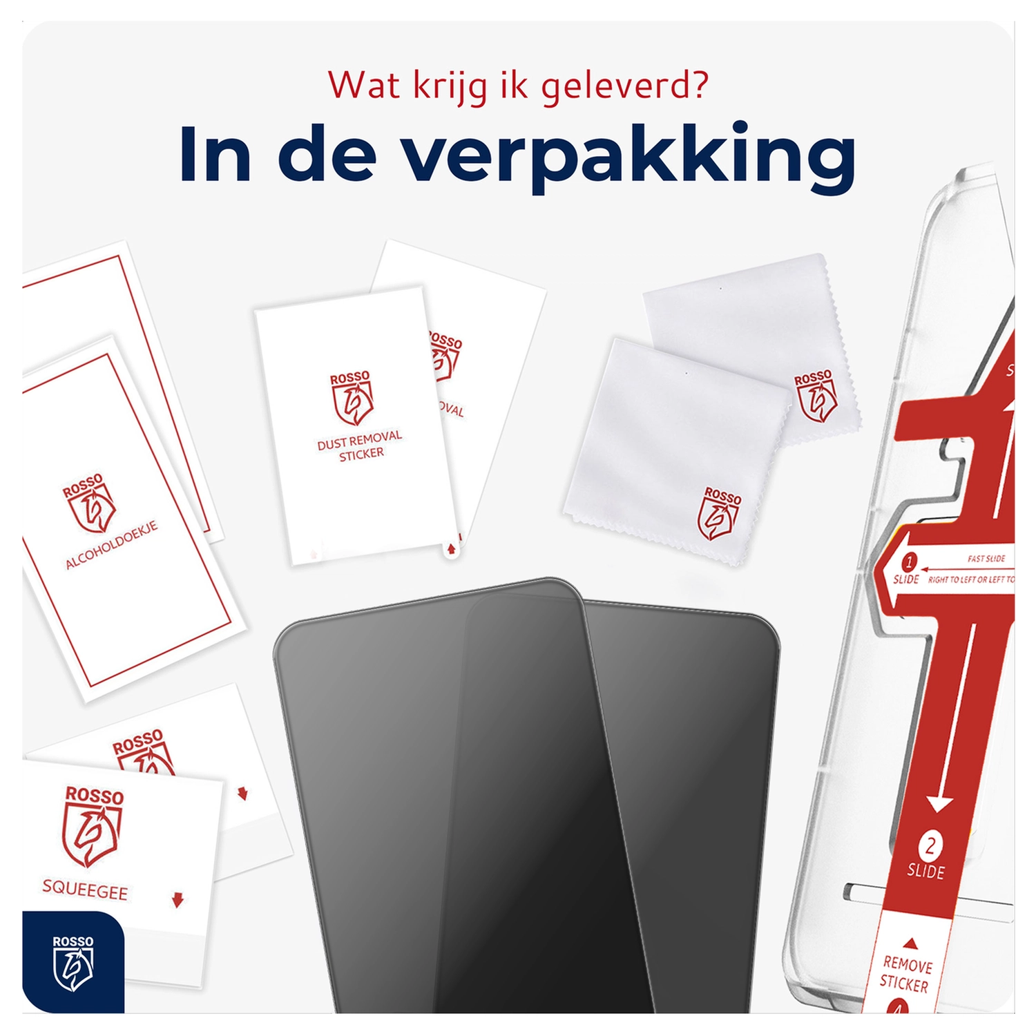 Rosso Samsung S25 Edge Privacy Glass met Installatietray Dust Removal (2-Pack) afbeelding 8