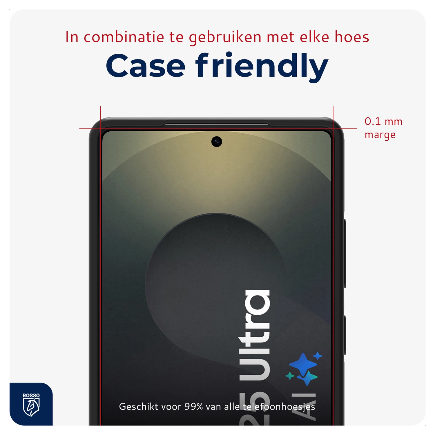 Rosso Samsung S25 Ultra Privacy Glass met Installatietray Dust Removal (2-Pack) afbeelding 6