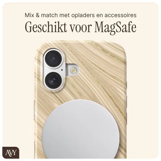 AVY Apple iPhone 17 Hoesje MagSafe Back Cover Aurum Gold afbeelding 8