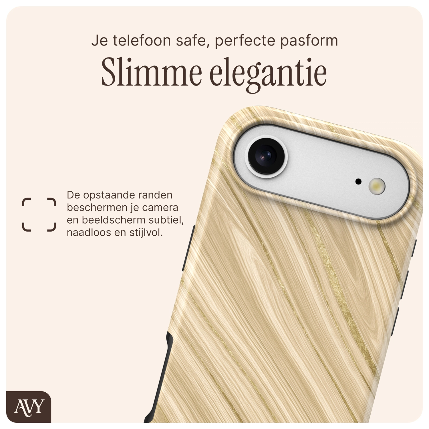AVY Apple iPhone Air Hoesje MagSafe Back Cover Aurum Gold afbeelding 9