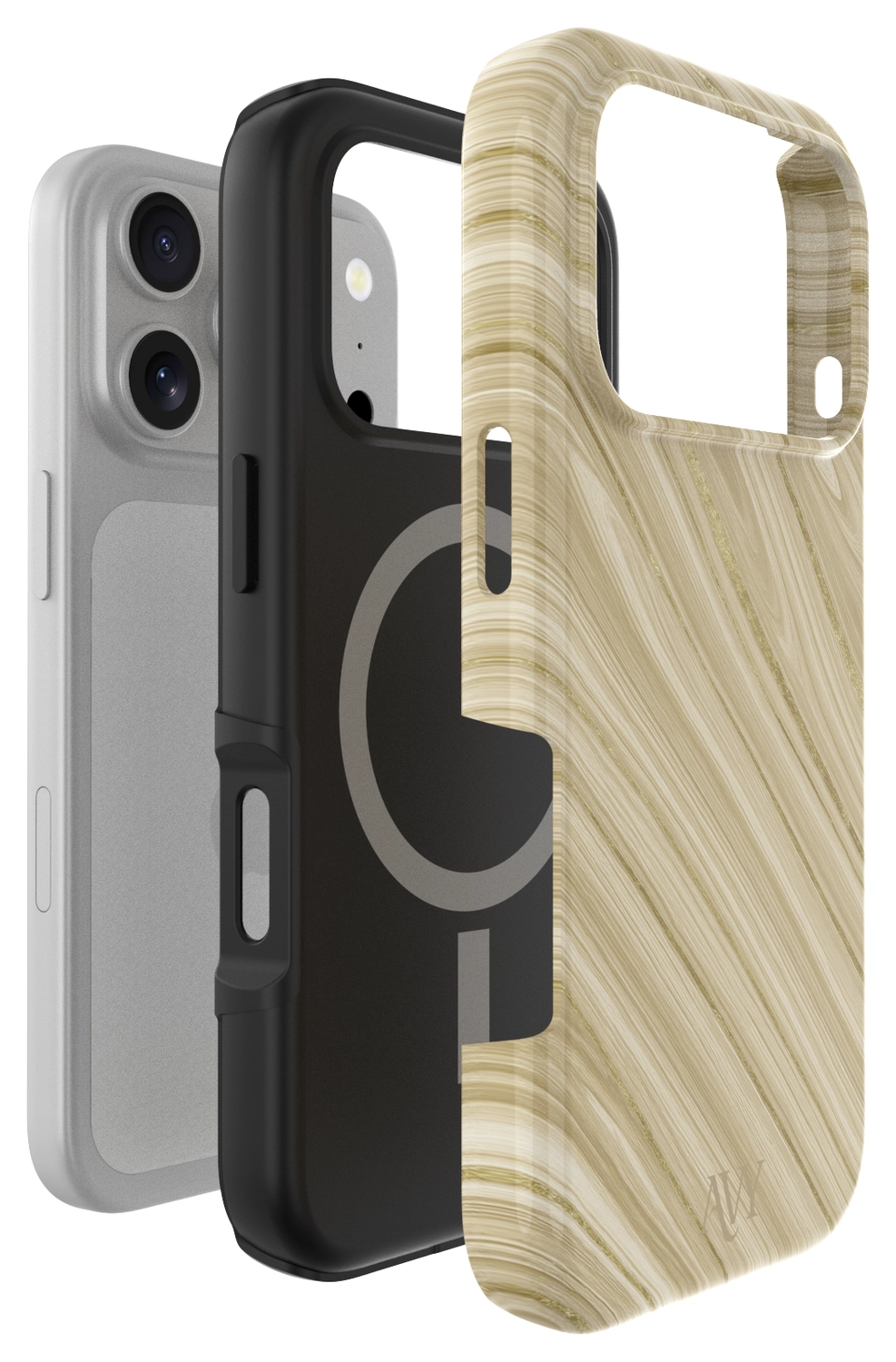 AVY Apple iPhone 17 Pro Hoesje MagSafe Back Cover Aurum Gold afbeelding 17