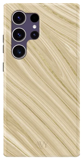 AVY Samsung Galaxy S24 Ultra Hoesje MagSafe Back Cover Aurum Gold afbeelding 1