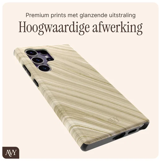 AVY Samsung Galaxy S24 Ultra Hoesje MagSafe Back Cover Aurum Gold afbeelding 9