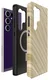 AVY Samsung Galaxy S24 Ultra Hoesje MagSafe Back Cover Aurum Gold afbeelding 19