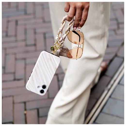 AVY Apple iPhone 15 Pro Max Hoesje MagSafe Back Cover Aurum Gold afbeelding 4