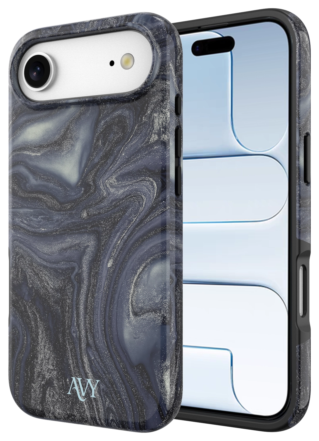 AVY Apple iPhone Air Hoesje MagSafe Back Cover Obscura Blue afbeelding 16