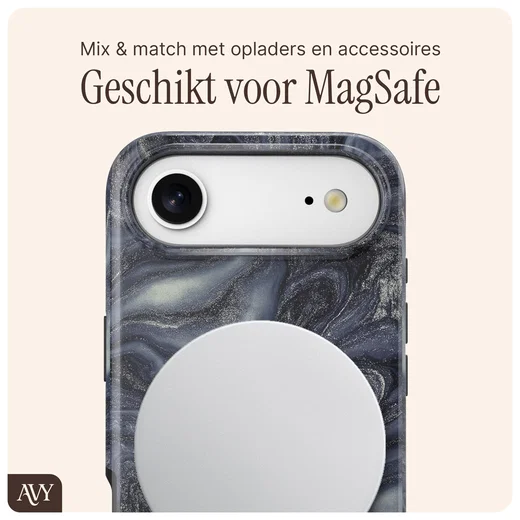 AVY Apple iPhone Air Hoesje MagSafe Back Cover Obscura Blue afbeelding 8