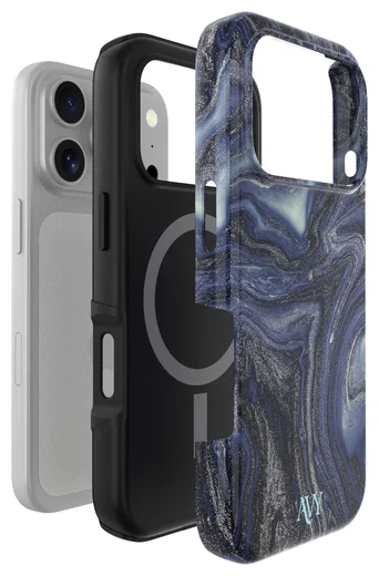 AVY Apple iPhone 17 Pro Max Hoesje MagSafe Back Cover Obscura Blue afbeelding 15