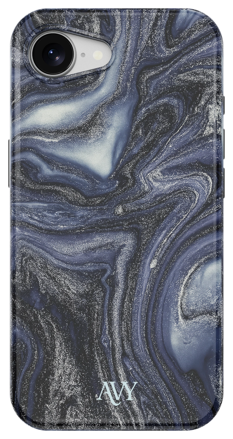 AVY Apple iPhone 17e / 16e Hoesje MagSafe Back Cover Obscura Blue afbeelding 1