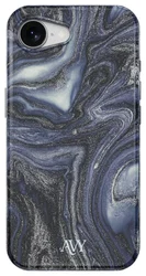 AVY Apple iPhone 17e / 16e Hoesje MagSafe Back Cover Obscura Blue afbeelding