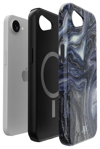 AVY Apple iPhone 17e / 16e Hoesje MagSafe Back Cover Obscura Blue afbeelding 17