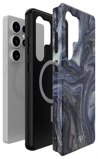 AVY Samsung Galaxy S25 Ultra Hoesje MagSafe Back Cover Obscura Blue afbeelding 17