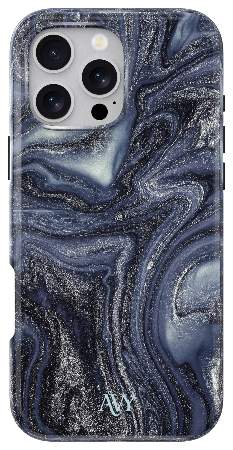 AVY Apple iPhone 16 Pro Max Hoesje MagSafe Back Cover Obscura Blue afbeelding 1