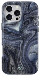 AVY Apple iPhone 16 Pro Max Hoesje MagSafe Back Cover Obscura Blue afbeelding