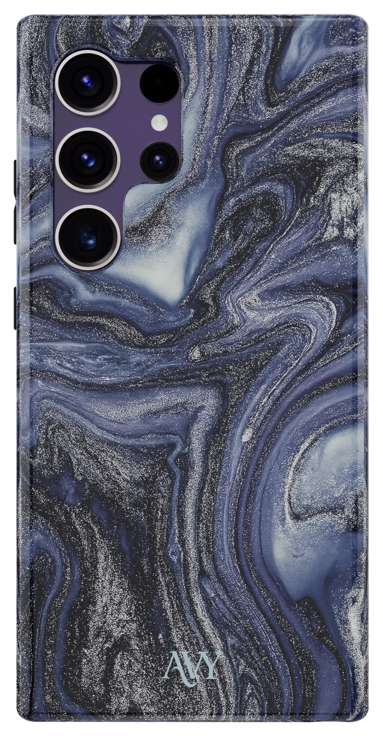 AVY Samsung Galaxy S24 Ultra Hoesje MagSafe Back Cover Obscura Blue afbeelding 1