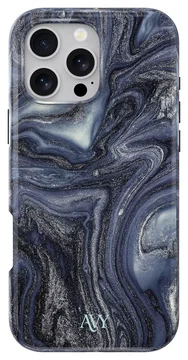 AVY Apple iPhone 15 Pro Max Hoesje MagSafe Back Cover Obscura Blue