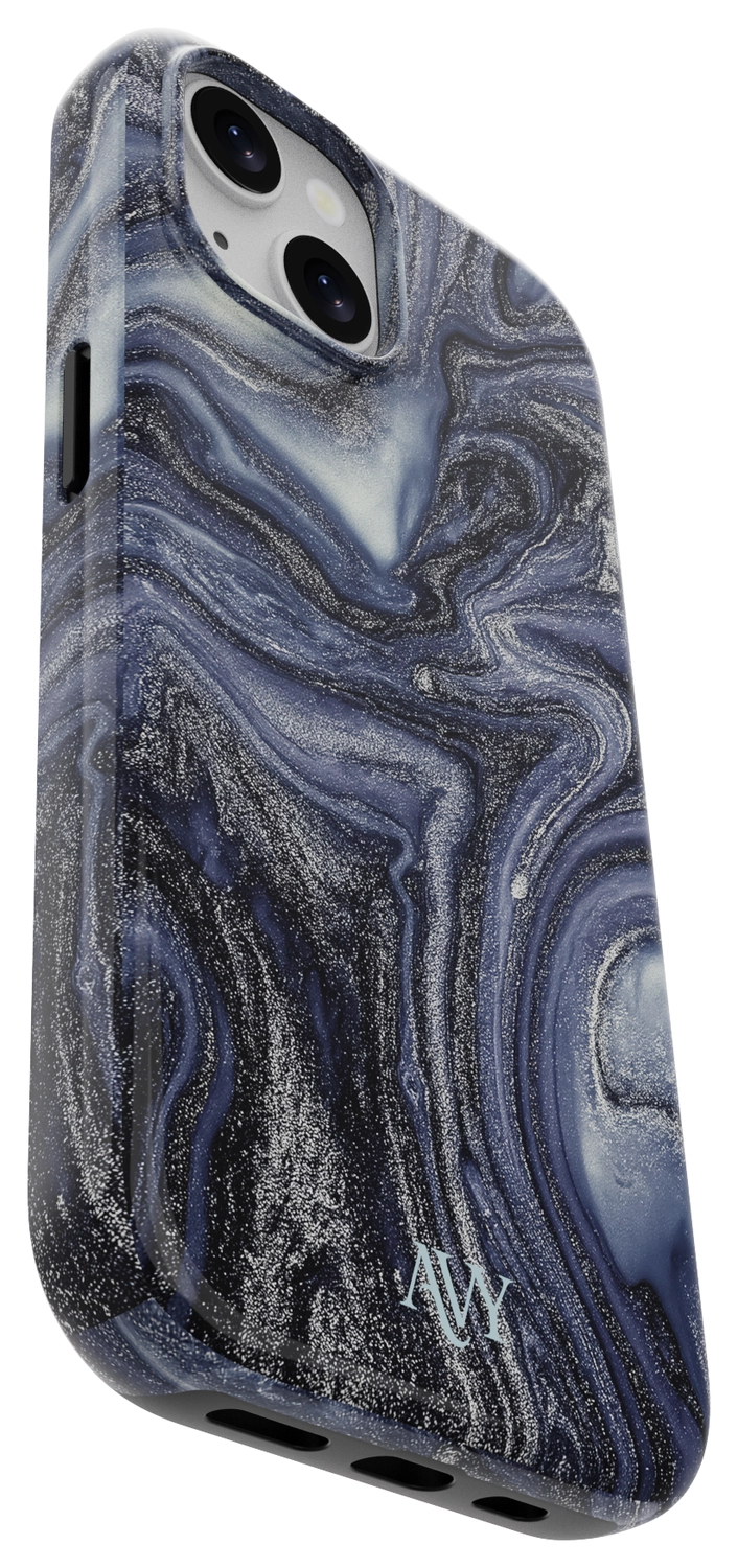 AVY Apple iPhone 14 / 13 Hoesje MagSafe Back Cover Obscura Blue afbeelding 15