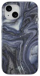 AVY Apple iPhone 14 / 13 Hoesje MagSafe Back Cover Obscura Blue afbeelding