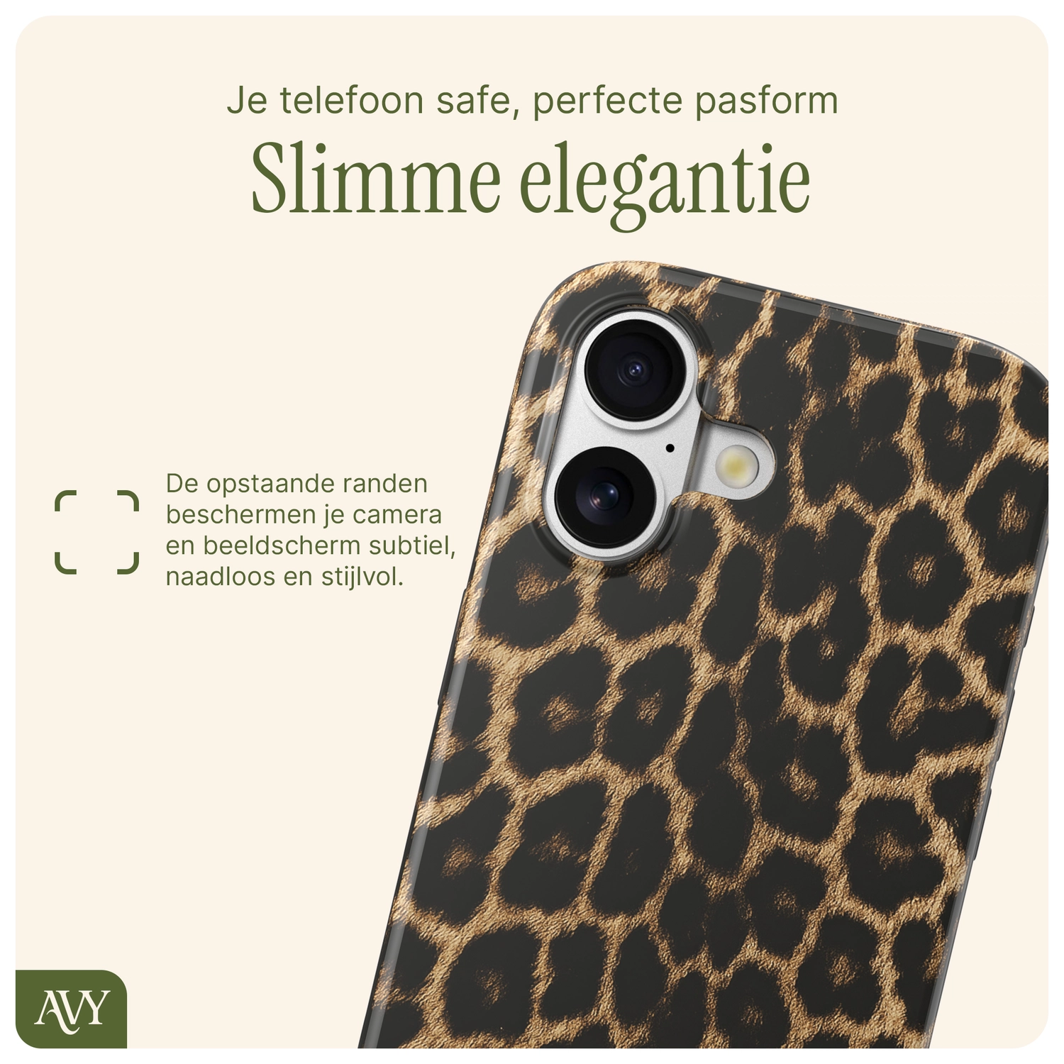 AVY Apple iPhone 17 Hoesje MagSafe Back Cover Panthera Chic afbeelding 10