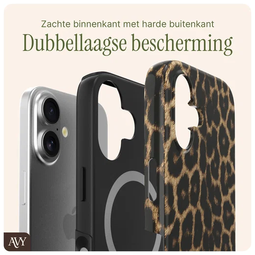 AVY Apple iPhone 17 Hoesje MagSafe Back Cover Panthera Chic afbeelding 7