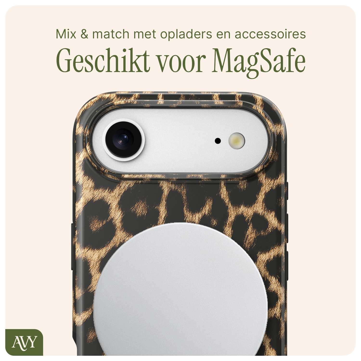 AVY Apple iPhone Air Hoesje MagSafe Back Cover Panthera Chic afbeelding 8