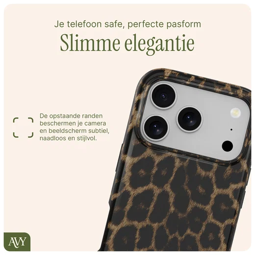 AVY Apple iPhone 17 Pro Hoesje MagSafe Back Cover Panthera Chic afbeelding 10