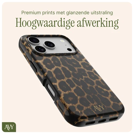 AVY Apple iPhone 17 Pro Max Hoesje MagSafe Back Cover Panthera Chic afbeelding 9