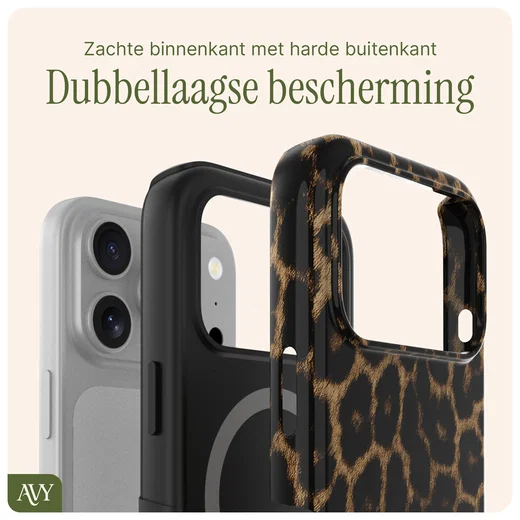 AVY Apple iPhone 17 Pro Max Hoesje MagSafe Back Cover Panthera Chic afbeelding 7