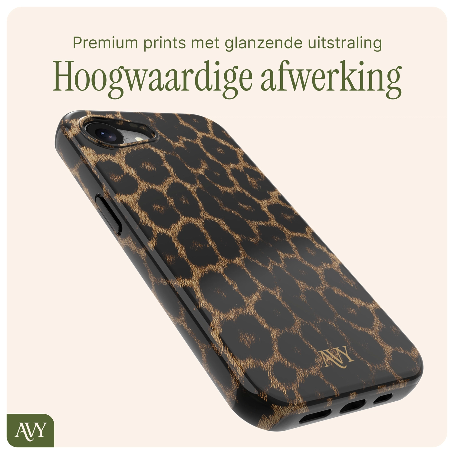 AVY Apple iPhone 17e / 16e Hoesje MagSafe Back Cover Panthera Chic afbeelding 11