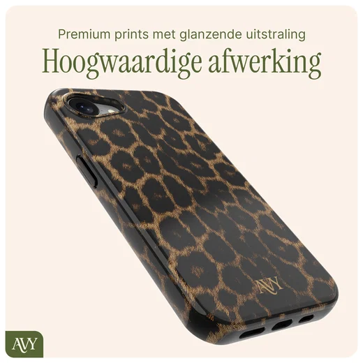 AVY Apple iPhone 17e / 16e Hoesje MagSafe Back Cover Panthera Chic afbeelding 11