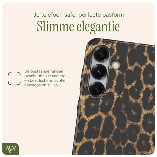 AVY Samsung Galaxy S25 Hoesje MagSafe Back Cover Panthera Chic afbeelding 9