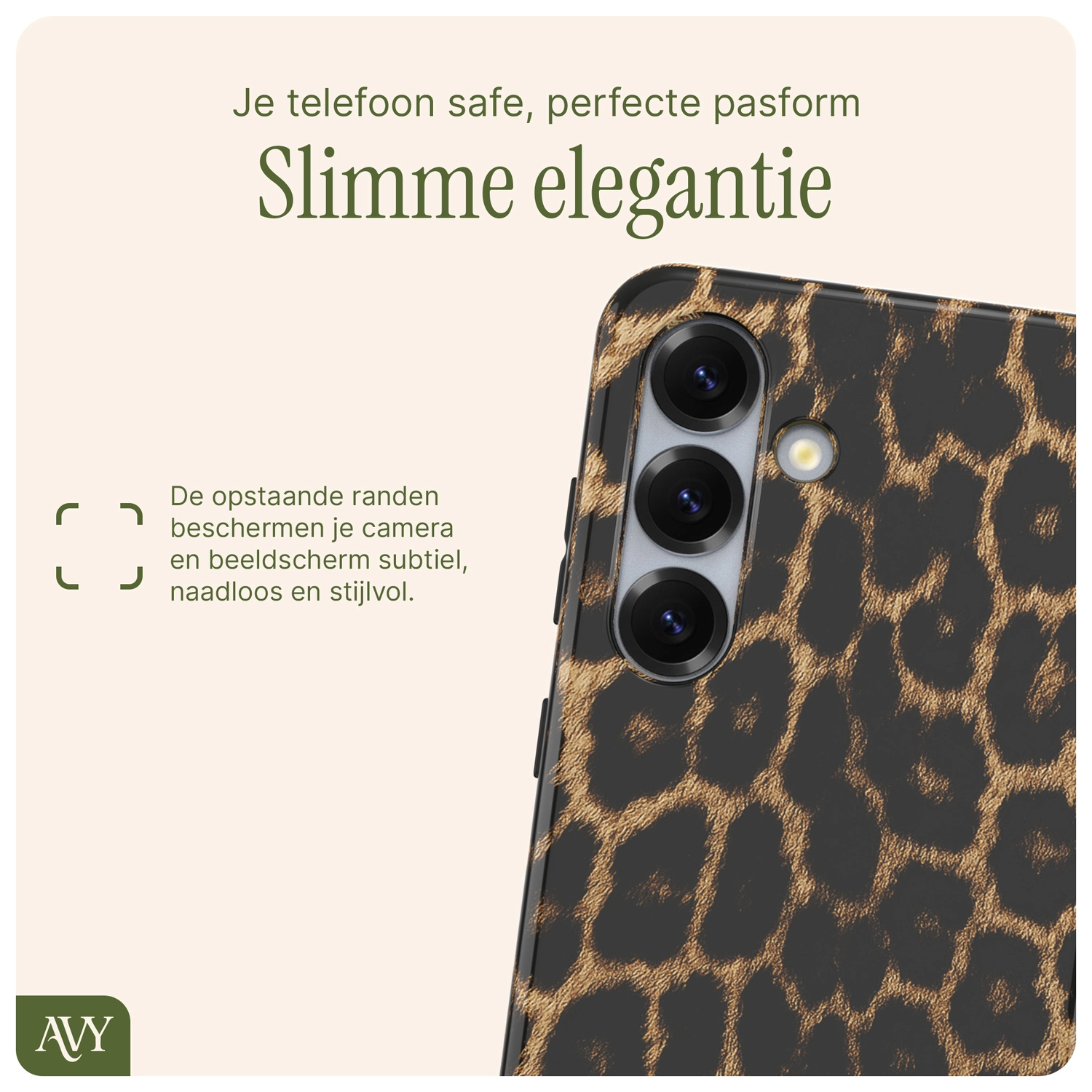 AVY Samsung Galaxy S25 Plus Hoesje MagSafe Back Cover Panthera Chic afbeelding 9