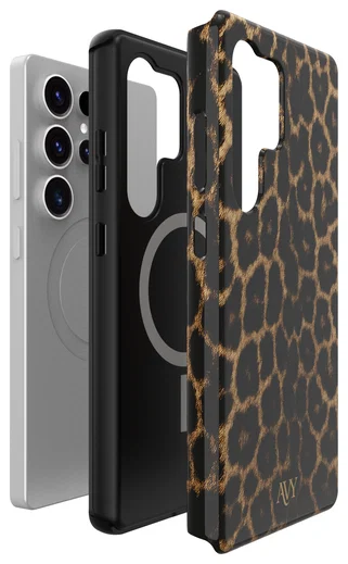 AVY Samsung Galaxy S25 Ultra Hoesje MagSafe Back Cover Panthera Chic afbeelding 17