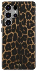 AVY Samsung Galaxy S25 Ultra Hoesje MagSafe Back Cover Panthera Chic afbeelding