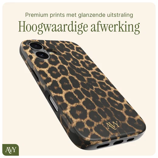 AVY Apple iPhone 16 Hoesje MagSafe Back Cover Panthera Chic afbeelding 9