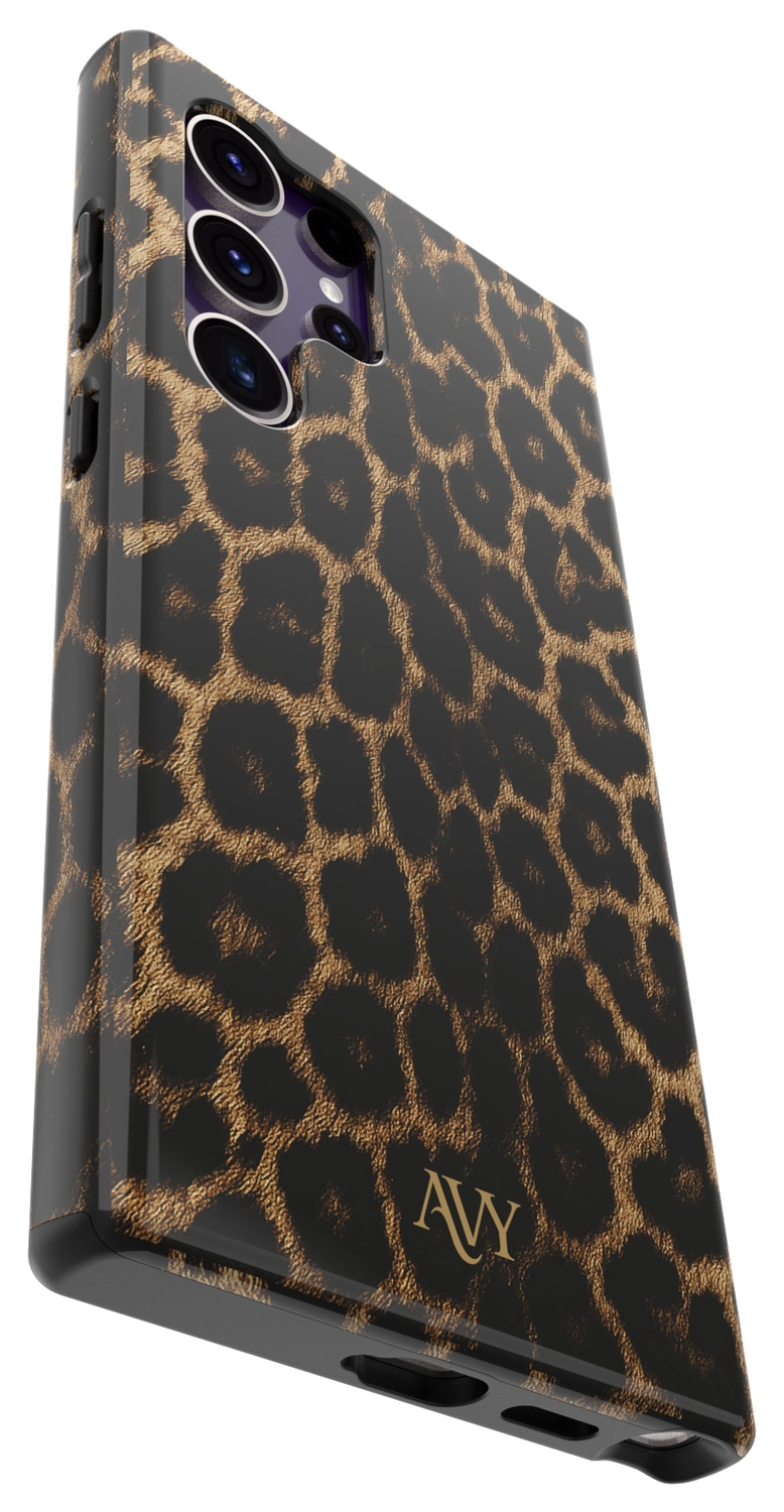 AVY Samsung Galaxy S24 Ultra Hoesje MagSafe Back Cover Panthera Chic afbeelding 10