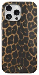 AVY Apple iPhone 15 Pro Hoesje MagSafe Back Cover Panthera Chic afbeelding