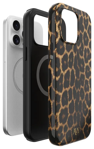 AVY Apple iPhone 15 Pro Max Hoesje MagSafe Back Cover Panthera Chic afbeelding 18