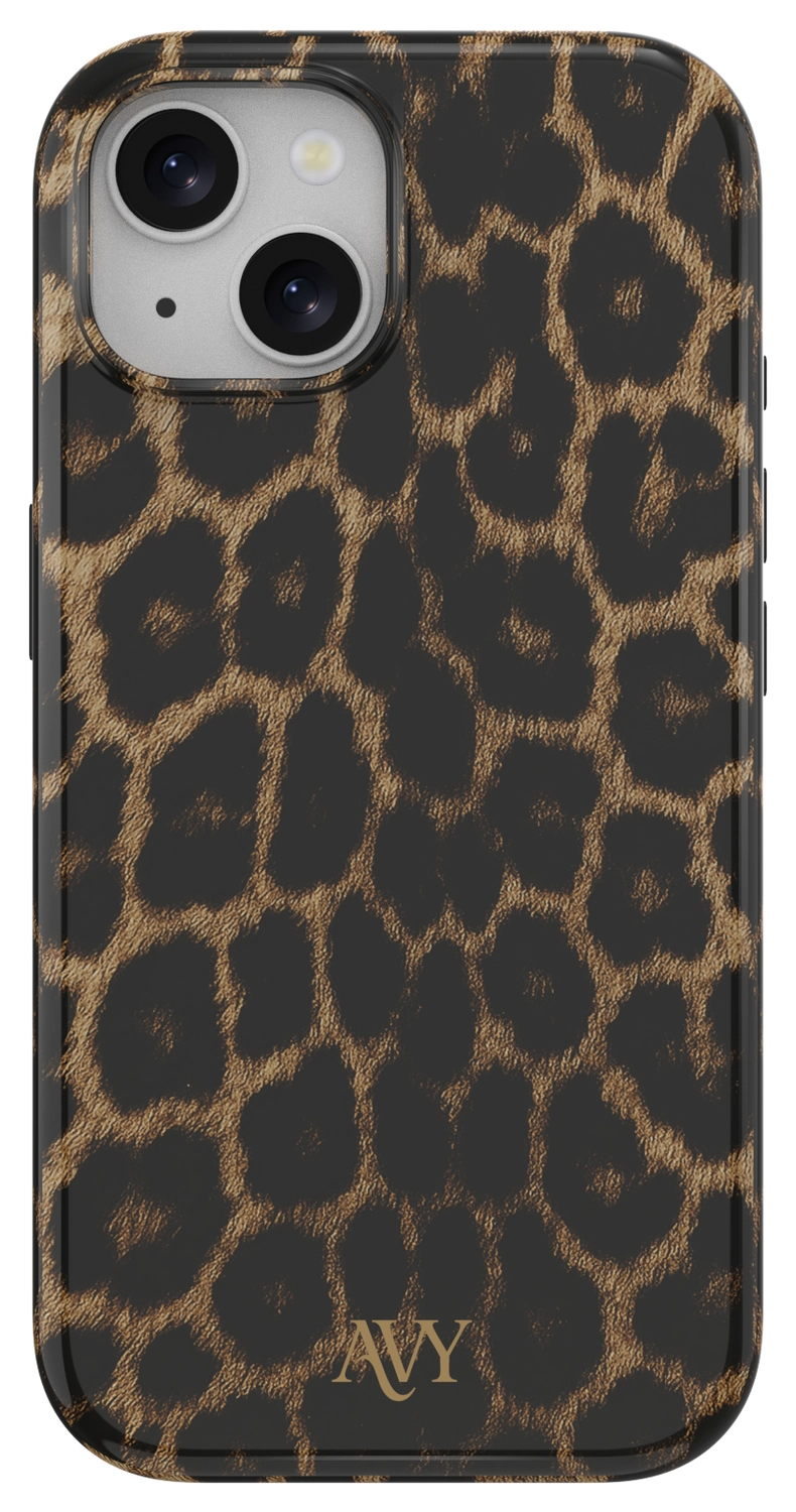 AVY Apple iPhone 14 / 13 Hoesje MagSafe Back Cover Panthera Chic afbeelding 1