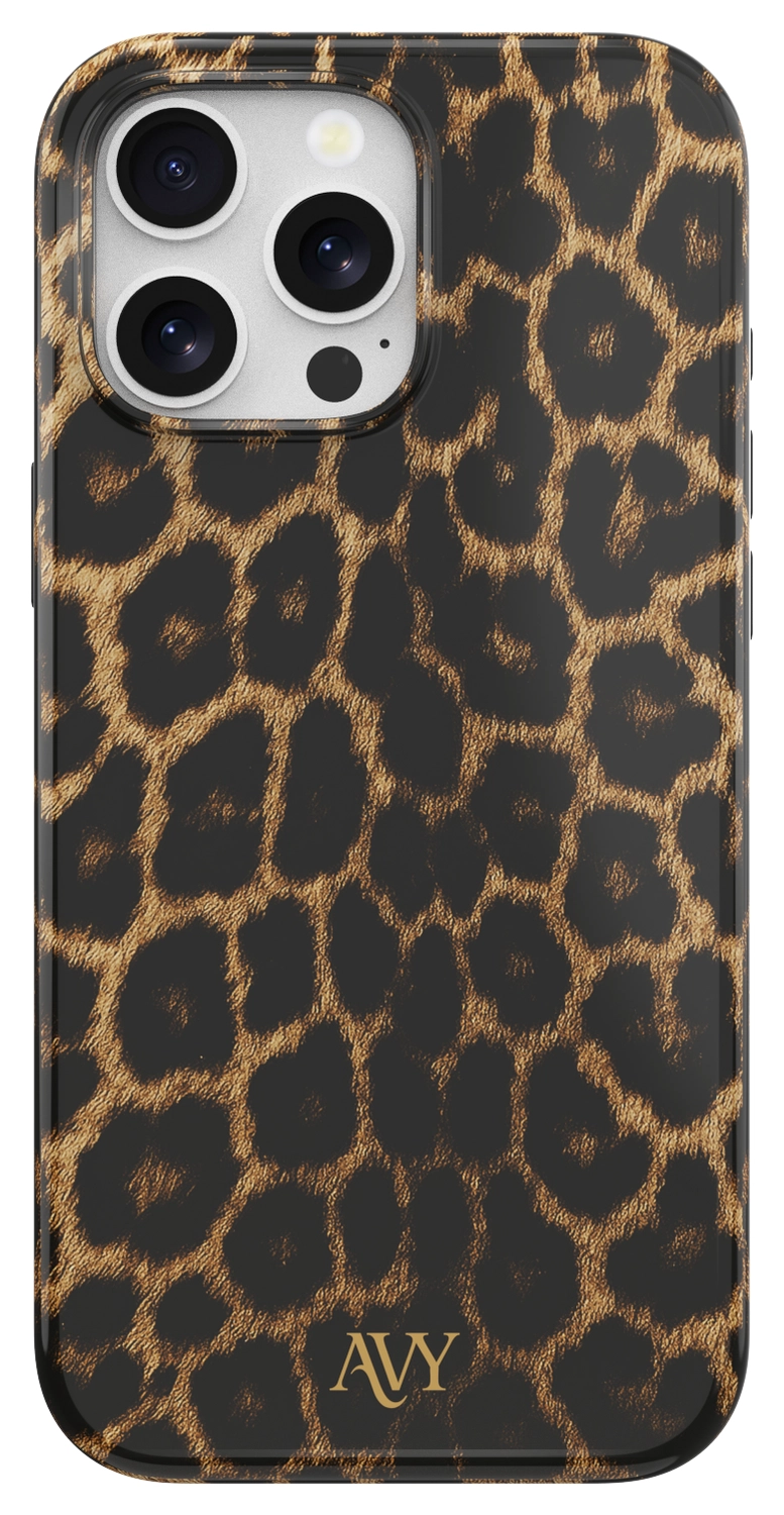 AVY Apple iPhone 12 / 12 Pro Hoesje MagSafe Back Cover Panthera Chic afbeelding 1