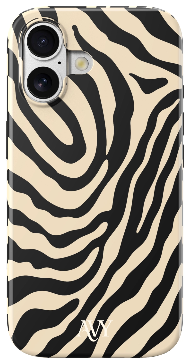 AVY Apple iPhone 17 Hoesje MagSafe Back Cover Serengeti Zebra afbeelding 1