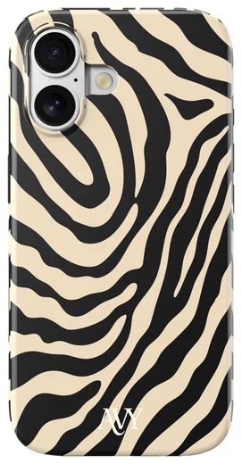 AVY Apple iPhone 17 Hoesje MagSafe Back Cover Serengeti Zebra afbeelding 1